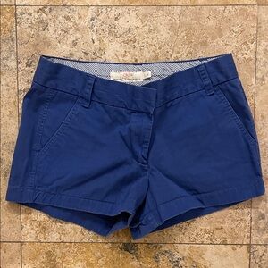 J. Crew Women's Deep Blue purple Bermudas size 6